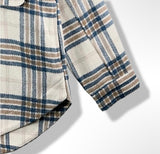 Blue Plaid Flannel Jacket