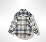 Blue Plaid Flannel Jacket