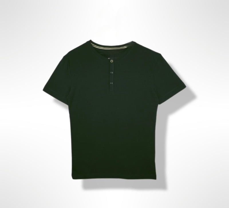 Zino Vizo Crew Neck Olive Green-Shirt