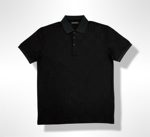 Men's Black Trendy Polo