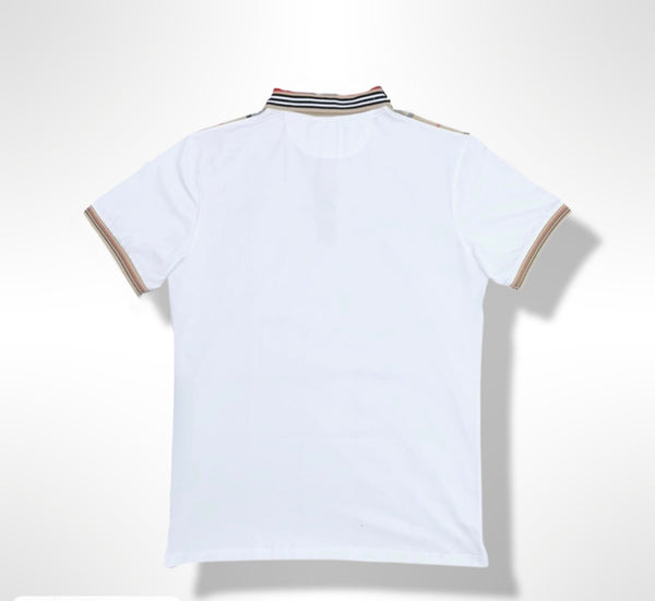 Chuxx White & Brown Polo Square