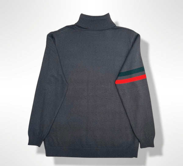 De- Niko Charcoal Turtleneck Sweater