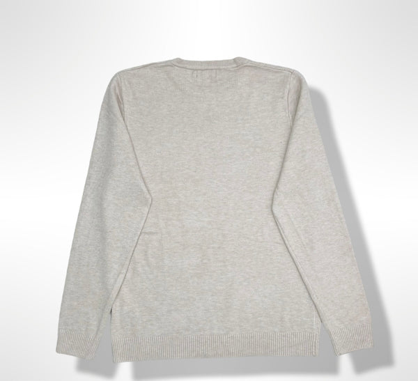 De-Niko Creamy Crewneck Sweater