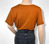 Burnt Orange Lovely Twisted Knot T-Shirt